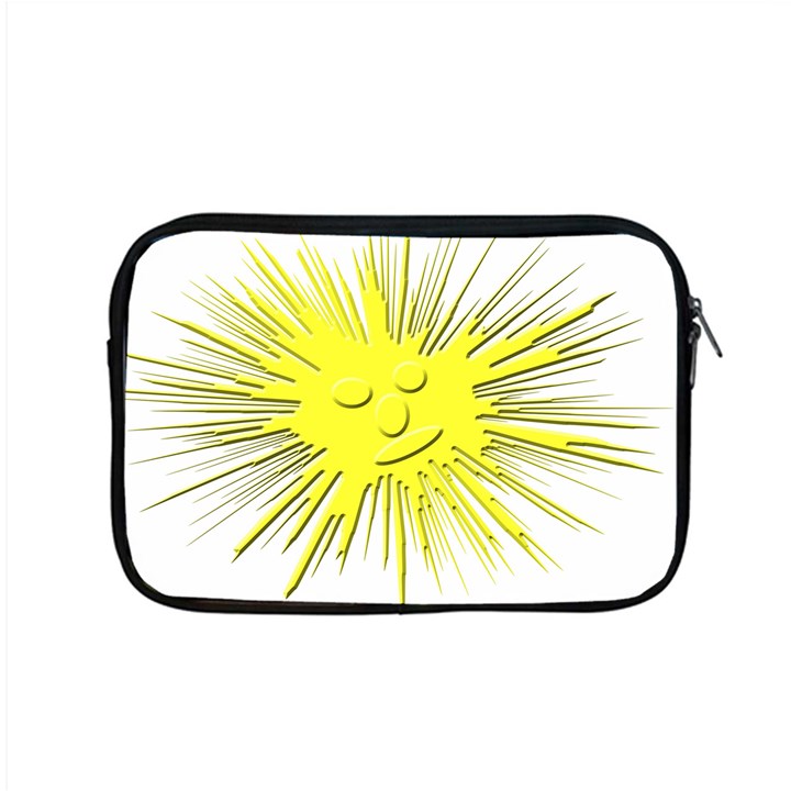 Smilie Sun Emoticon Yellow Cheeky Apple MacBook Pro 15  Zipper Case