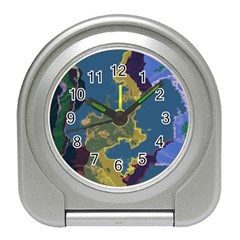 Map Geography World Travel Alarm Clock