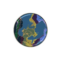 Map Geography World Hat Clip Ball Marker (4 Pack)