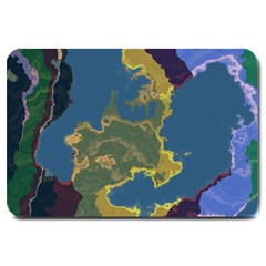 Map Geography World Large Doormat 