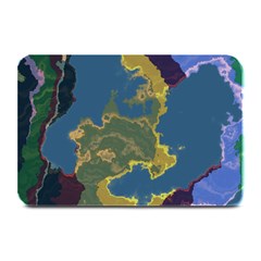 Map Geography World Plate Mats