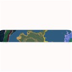 Map Geography World Small Bar Mats 24 x4  Bar Mat