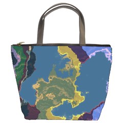 Map Geography World Bucket Bag