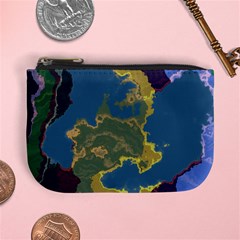 Map Geography World Mini Coin Purse by HermanTelo