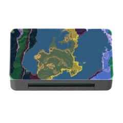 Map Geography World Memory Card Reader With Cf