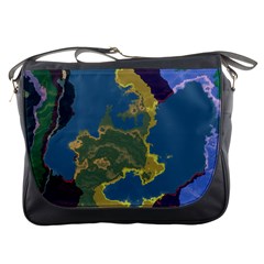 Map Geography World Messenger Bag by HermanTelo