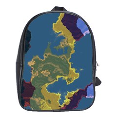 Map Geography World School Bag (xl) by HermanTelo