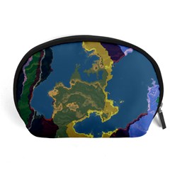 Map Geography World Accessory Pouch (large)