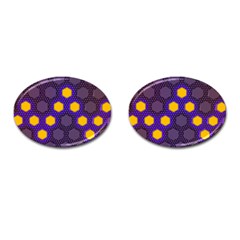 Communication Network Digital Cufflinks (oval) by HermanTelo