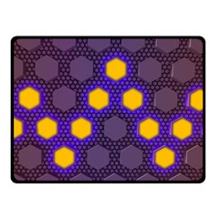 Communication Network Digital Double Sided Fleece Blanket (small)  by HermanTelo