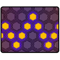 Communication Network Digital Double Sided Fleece Blanket (medium)  by HermanTelo