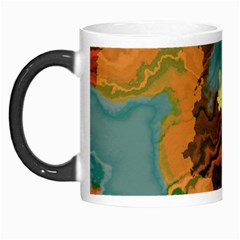 Map Geography World Yellow Morph Mugs