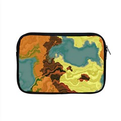 Map Geography World Yellow Apple Macbook Pro 15  Zipper Case