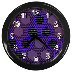 Networking Communication Technology Wall Clock (black)