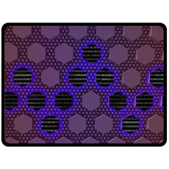 Networking Communication Technology Fleece Blanket (large) 