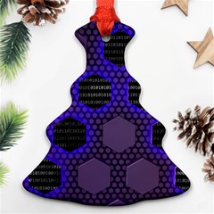 Networking Communication Technology Christmas Tree Ornament (two Sides)