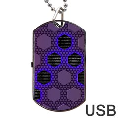 Networking Communication Technology Dog Tag Usb Flash (one Side)