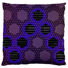 Networking Communication Technology Large Cushion Case (two Sides)