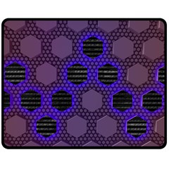 Networking Communication Technology Double Sided Fleece Blanket (medium) 