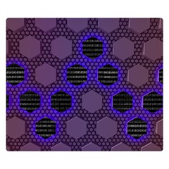 Networking Communication Technology Double Sided Flano Blanket (small) 