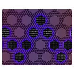 Networking Communication Technology Double Sided Flano Blanket (medium) 