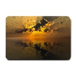 Sunset Reflection Birds Clouds Sky Small Doormat  24 x16  Door Mat