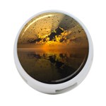 Sunset Reflection Birds Clouds Sky 4-Port USB Hub (One Side) Front