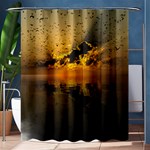 Sunset Reflection Birds Clouds Sky Shower Curtain 60  x 72  (Medium)  60 x72  Curtain