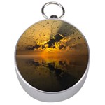 Sunset Reflection Birds Clouds Sky Silver Compasses Front