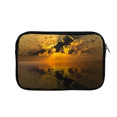 Sunset Reflection Birds Clouds Sky Apple Macbook Pro 13  Zipper Case