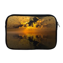 Sunset Reflection Birds Clouds Sky Apple Macbook Pro 17  Zipper Case