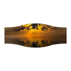 Sunset Reflection Birds Clouds Sky Stretchable Headband