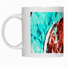 Tortoise Marine Animal Shell Sea White Mugs