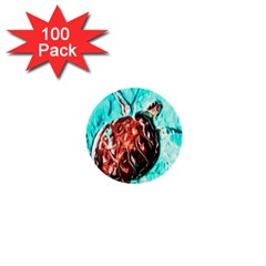 Tortoise Marine Animal Shell Sea 1  Mini Buttons (100 pack) 