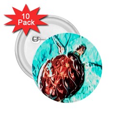 Tortoise Marine Animal Shell Sea 2.25  Buttons (10 pack) 