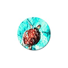 Tortoise Marine Animal Shell Sea Golf Ball Marker (4 Pack) by HermanTelo