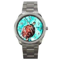 Tortoise Marine Animal Shell Sea Sport Metal Watch