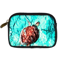 Tortoise Marine Animal Shell Sea Digital Camera Leather Case