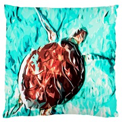 Tortoise Marine Animal Shell Sea Large Cushion Case (Two Sides)