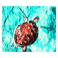 Tortoise Marine Animal Shell Sea Double Sided Flano Blanket (small) 