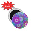 Circle Colorful Pattern Background 1.75  Magnets (10 pack)  Front