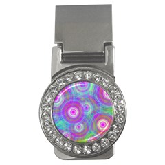 Circle Colorful Pattern Background Money Clips (cz)  by HermanTelo