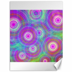 Circle Colorful Pattern Background Canvas 36  X 48  by HermanTelo