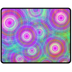 Circle Colorful Pattern Background Fleece Blanket (medium) 