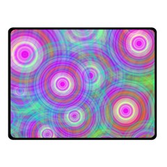 Circle Colorful Pattern Background Fleece Blanket (small)