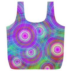 Circle Colorful Pattern Background Full Print Recycle Bag (xl)