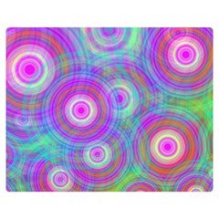 Circle Colorful Pattern Background Double Sided Flano Blanket (medium) 