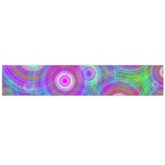 Circle Colorful Pattern Background Large Flano Scarf 