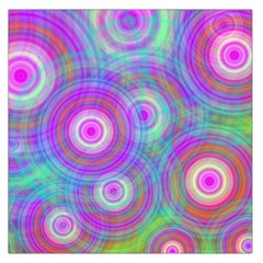 Circle Colorful Pattern Background Large Satin Scarf (square)