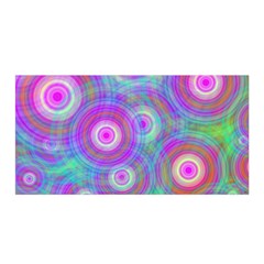 Circle Colorful Pattern Background Satin Wrap